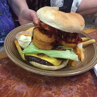 Super Omelet &amp; Rodeo Burger