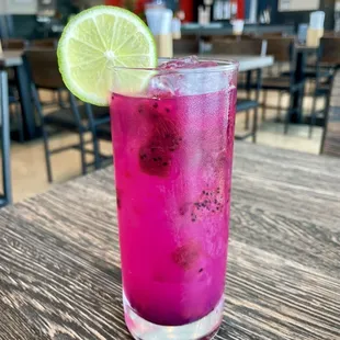 Dragonfruit limeade