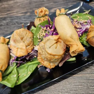 Crispy Money Bag Shrimp Dumplings