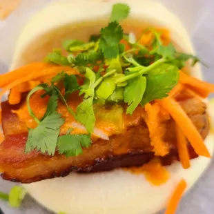 Smoked Pork Belly Bun