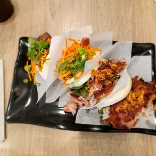 Jalapeño and pork belly buns