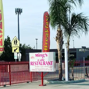 Ming's Cafe sign corner of 20th&amp; Lst