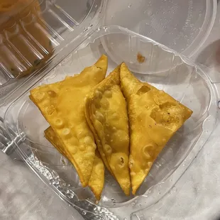 Crab rangoons- a must!!