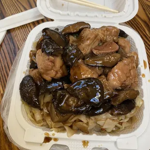 Chicken and mushroom