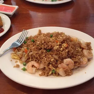 Shrimp fried rice.