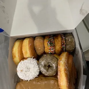 a box of doughnuts