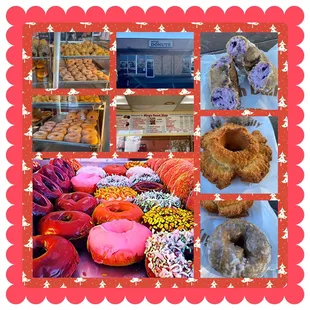 Montage of images from Ming&apos;s Donuts
