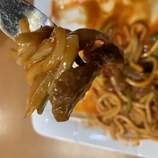 112. Tomato Beef Chow Mein