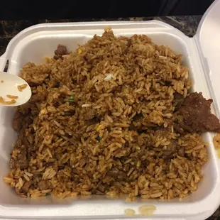 Beef fried rice