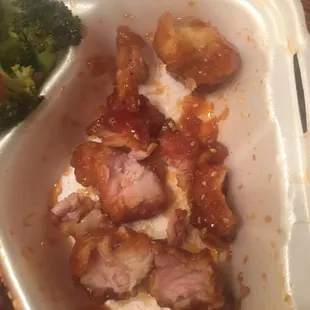 chicken wings and fried chicken, food