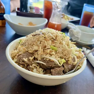 Beef fried rice