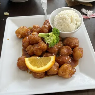 Orange chicken