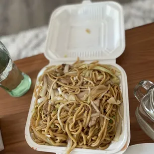 Beef chow mein