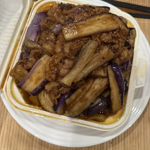 eggplant with minced pork