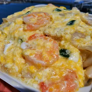 Soft Egg Chow Fun