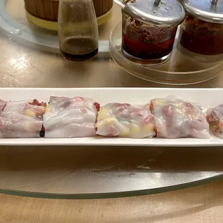 BBQ Pork Rice Noodle Roll