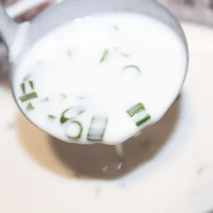 Coconuts milk for my banh tam