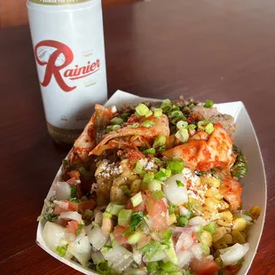 Delicious Street Fries and a Raindog