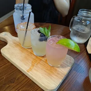 Mule flight &amp; lavender lychee collins