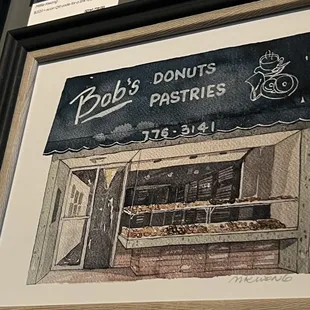 pastries and pastries on display