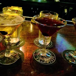 Hanky Panky and Manhattans