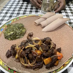 a plate of food
