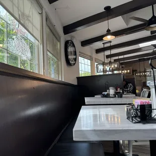 Inside table seating