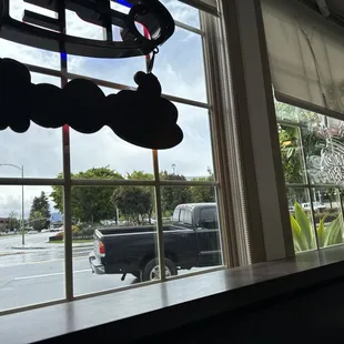 Inside looking outside