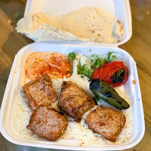 Pork Shish Kabob.