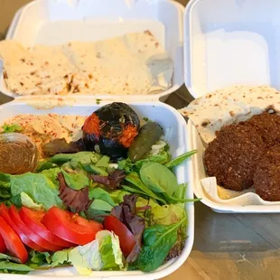 Falafel Plate. My fave!!