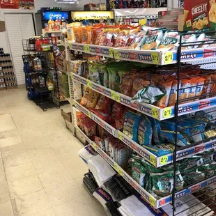 a variety of snacks and snacks