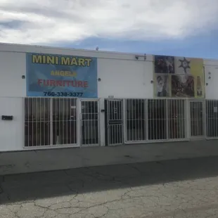 the front of the store