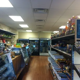 the inside of a grocery store