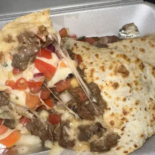Steak and cheese Quesadilla
