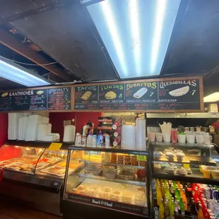 Extensive menu