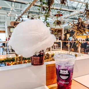 cotton candy Vietnamese coffee  Honey lander lemonade