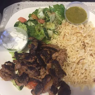 Beef Shawarma Platter