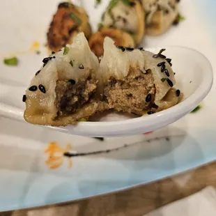 mini pan fried pork buns