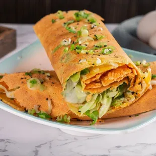 Chinese savory crepe