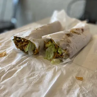 Chinese Burrito/Jian Bing w/ beef and pork floss (to go)