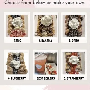 Information banner with social media