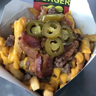 880 bacon cheese burger fries yummy!!