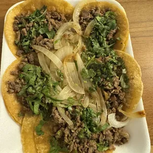 Steak tacos