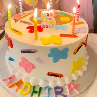 Birthday cake from Minia's