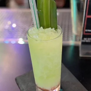 Pandan cocktail