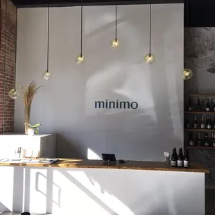 The front counter. Love the setting!
