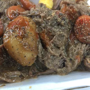 That is an insane helping of pot roast. Best I&apos;ve had in quite some time.