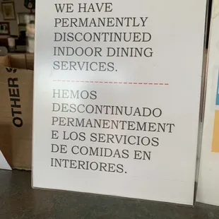 They're open Monday thru Saturday 11am-8pm take out only