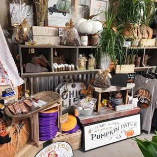 Little section with items to buy