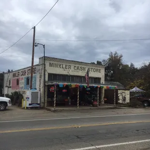 the front of the store